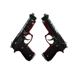 StatTrak™ Dual Berettas | Panther (Well-Worn)