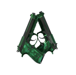Dual Berettas | Polished Malachite (Factory New)