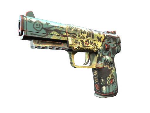 StatTrak™ Five-SeveN | Scrawl (Minimal Wear)