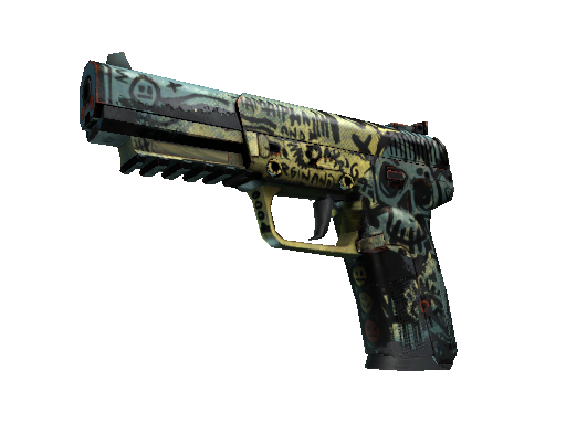 StatTrak™ Five-SeveN | Scrawl (Battle-Scarred)