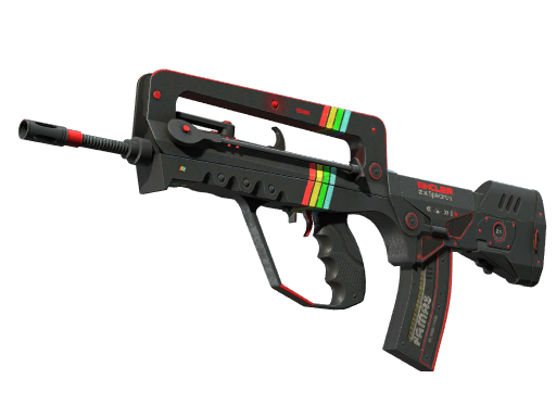 FAMAS | ZX Spectron (Battle-Scarred)