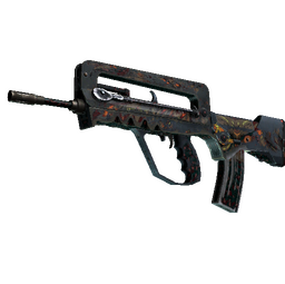 FAMAS | Eye of Athena (Battle-Scarred)