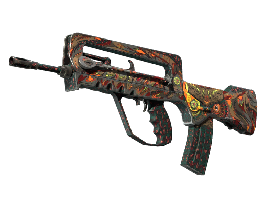 StatTrak™ FAMAS | Eye of Athena (Well-Worn)