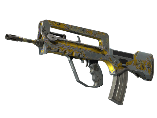 FAMAS | Neural Net (Battle-Scarred)