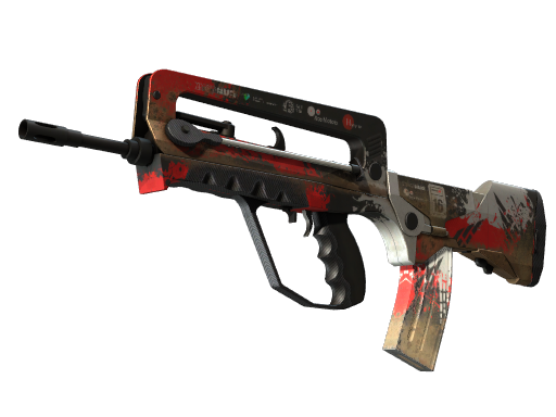 StatTrak™ FAMAS | Roll Cage (Well-Worn)