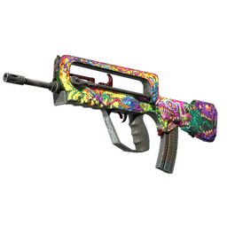 StatTrak™ FAMAS | Bad Trip (Battle-Scarred)