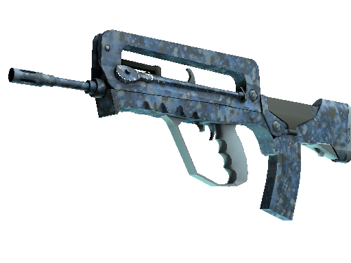 FAMAS | Cyanospatter (Minimal Wear)