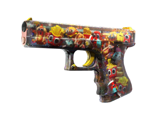 StatTrak™ Glock-18 | Snack Attack (Well-Worn)