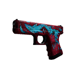 StatTrak™ Glock-18 | Water Elemental (Well-Worn)