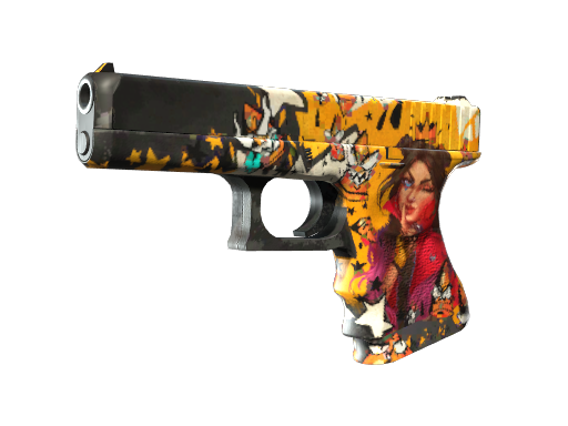 StatTrak™ Glock-18 | Bullet Queen (Well-Worn)