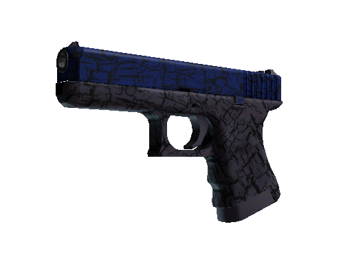Image for the Glock-18 | Blue Fissure weapon skin in Counter Strike 2