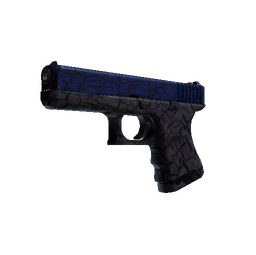 Glock-18 | Blue Fissure (Well-Worn)