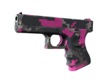 Glock-18 | Пиксельный камуфляж «Розовый»