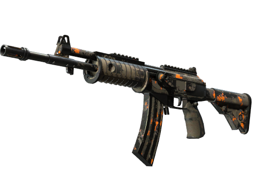 StatTrak™ Galil AR | Orange DDPAT (Battle-Scarred)