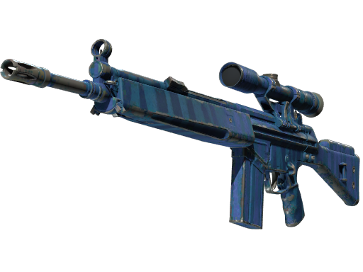 StatTrak™ G3SG1 | Azure Zebra (Field-Tested)