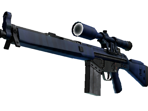 Image for the G3SG1 | Azure Zebra weapon skin in Counter Strike 2