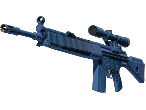 StatTrak™ G3SG1 | Azure Zebra (Minimal Wear)