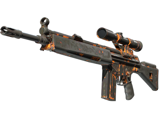 G3SG1 | Orange Crash (Battle-Scarred)