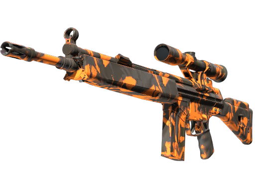 StatTrak™ G3SG1 | Orange Crash (Minimal Wear)