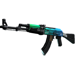 StatTrak™ AK-47 | Ice Coaled (Well-Worn)