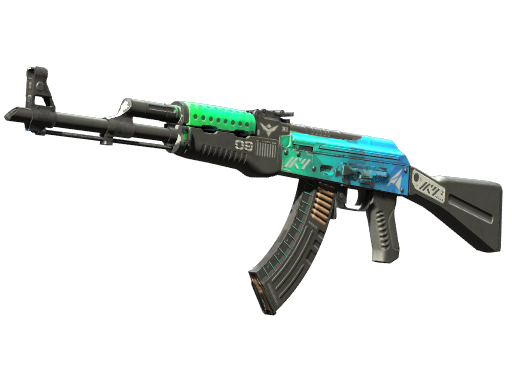 StatTrak™ AK-47 | Ice Coaled (Well-Worn)