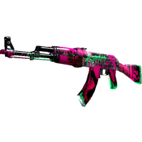 AK-47 | Neon Revolution (Well-Worn) - CS:GO - ItemAnalyst