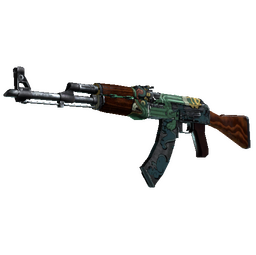 StatTrak™ AK-47 | Fire Serpent (Well-Worn)