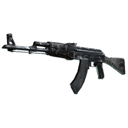 Souvenir AK-47 | Black Laminate (Battle-Scarred)