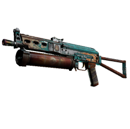 StatTrak™ PP-Bizon | Embargo (Battle-Scarred)