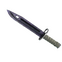 ★ Bayonet | Blue Steel (Battle-Scarred)