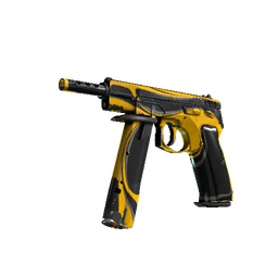 StatTrak™ CZ75-Auto | Yellow Jacket (Battle-Scarred)