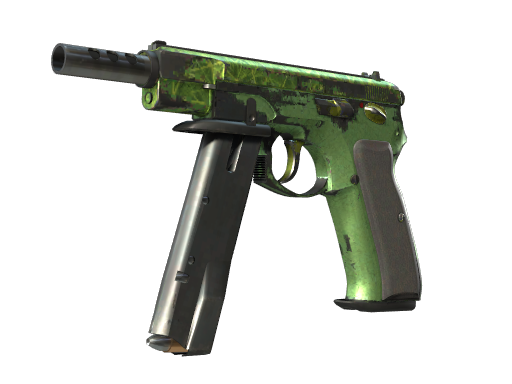 CZ75-Auto | Emerald Quartz (Battle-Scarred)