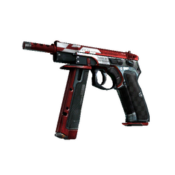 StatTrak™ CZ75-Auto | Red Astor (Well-Worn)