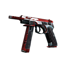 CZ75-Auto | Red Astor (Minimal Wear)