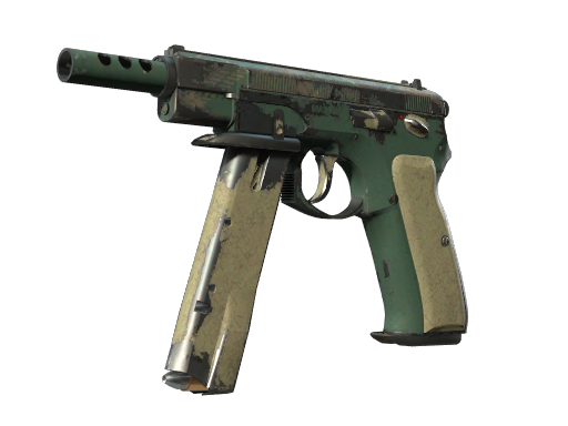 CZ75-Auto | Green Plaid (Battle-Scarred)