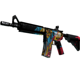 StatTrak™ M4A4 | Cyber Security (Battle-Scarred)