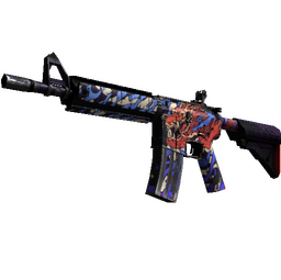 M4A4 | 龍王 (Dragon King) (Well-Worn)