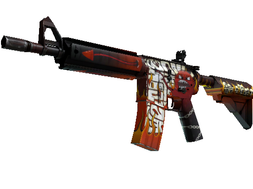 StatTrak™ M4A4 | Hellfire (Factory New)