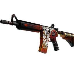 StatTrak™ M4A4 | Hellfire (Minimal Wear)