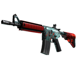 M4A4 | Bullet Rain (Well-Worn)