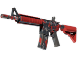 M4A4 | Пиксельный камуфляж «Красный»