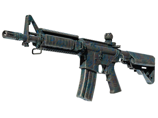 M4A4 | Dark Blossom (Well-Worn)