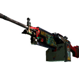 StatTrak™ M249 | Nebula Crusader (Battle-Scarred)