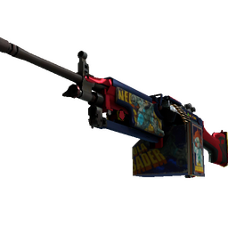 StatTrak™ M249 | Nebula Crusader (Minimal Wear)