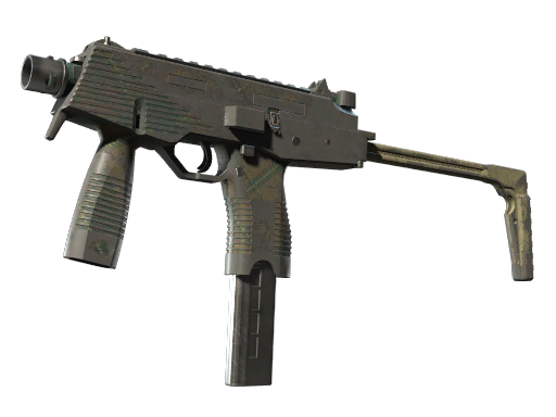 MP9 | Green Plaid (Battle-Scarred)