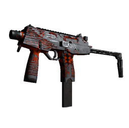 MP9 | Setting Sun (Battle-Scarred)