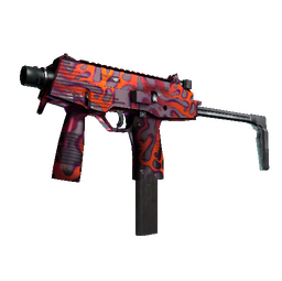 MP9 | Ruby Poison Dart (Minimal Wear)