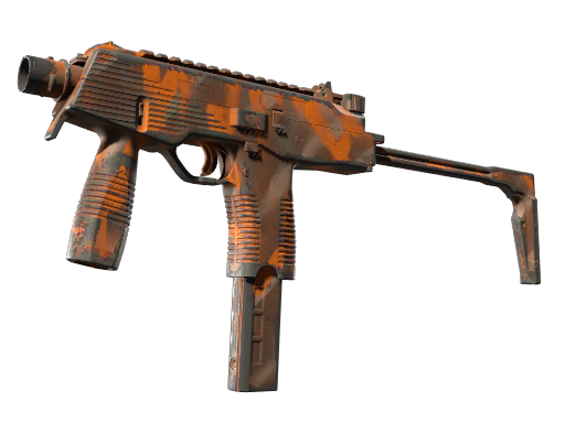 MP9 | Orange Peel (Well-Worn)