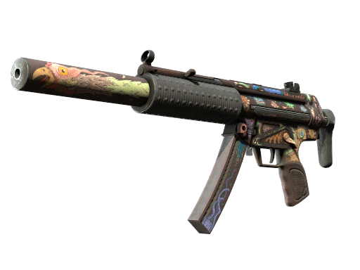 MP5-SD | Necro Jr. (Battle-Scarred)