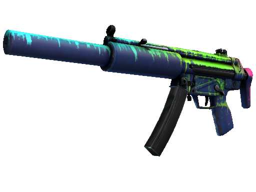 StatTrak™ MP5-SD | Phosphor (Minimal Wear)